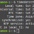 Ubuntu set time zone