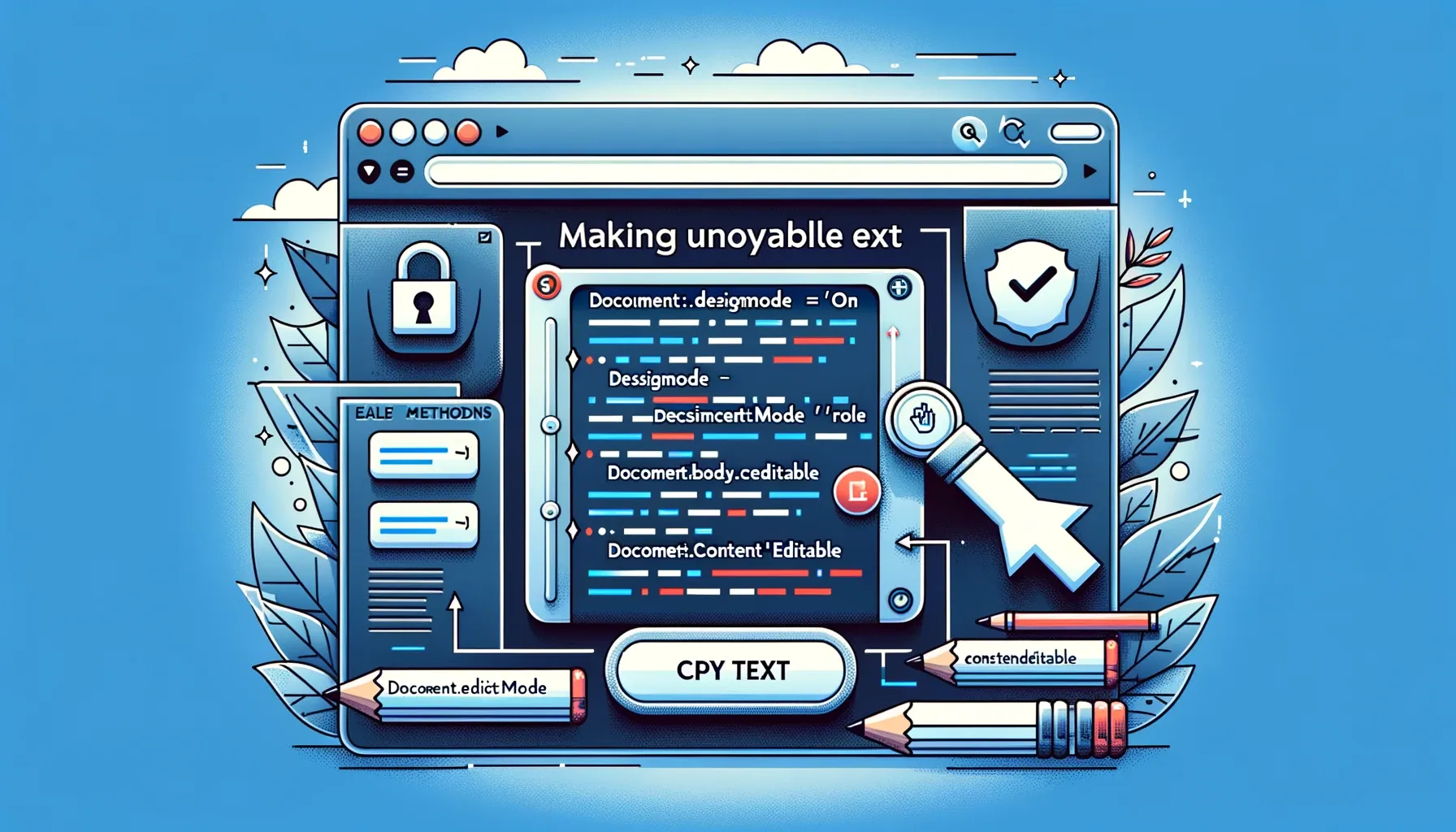 Copy text from website