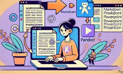 Featured image of post 使用 Pandoc 將 MarkDown 檔案轉換成 PowerPoint 簡報