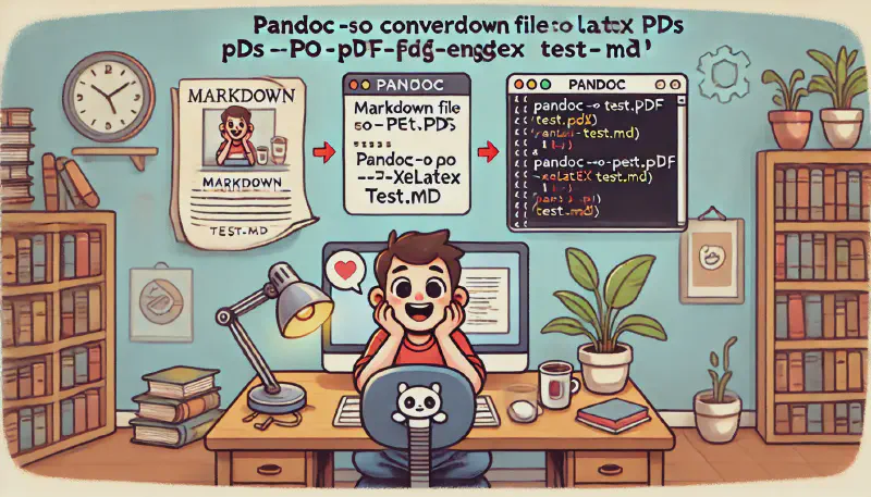 Featured image of post 使用 Pandoc 將含中文的 MarkDown 檔案轉換成 PDF 文件