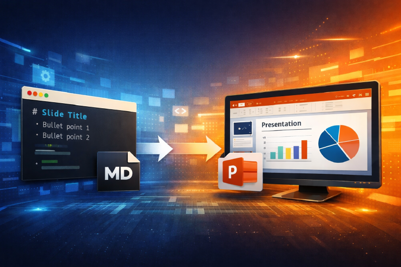 Featured image of post Markdown 轉 PPT 工具優劣勢深度比較:告別繁瑣,專注內容!